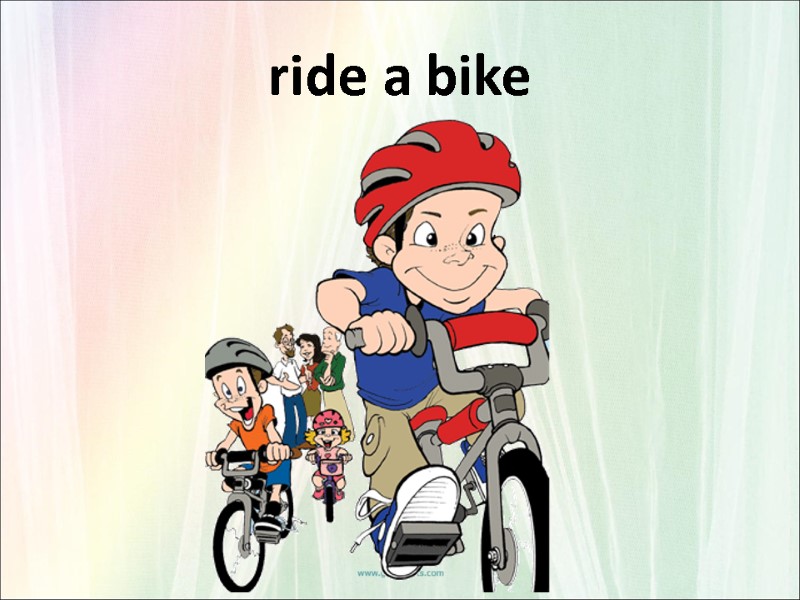 ride a bike